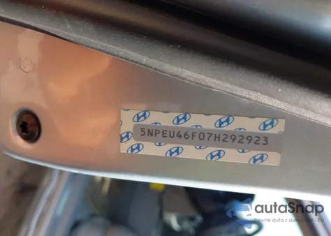 2007 Hyundai Sonata Limited/Se V6 from USA, damaged, VIN 5NPEU46F07H292923